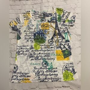 Women’s Paris print T-shirt